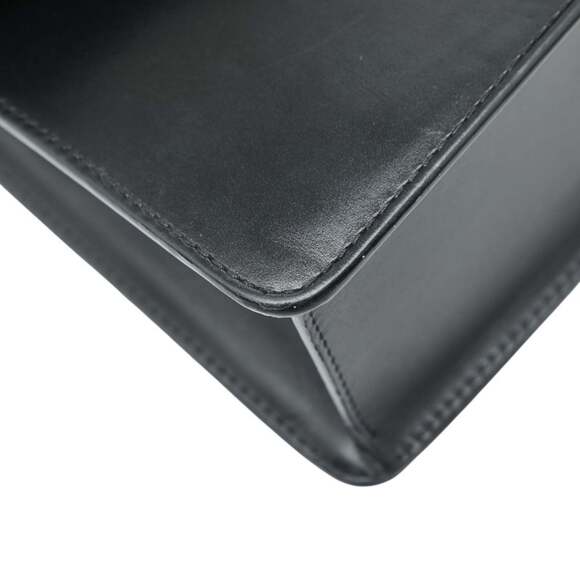 Gucci Sherry Line Sylvie Shoulder Bag 524405 Black Leather Velvet Women's GUCCI - Picture 6 of 11